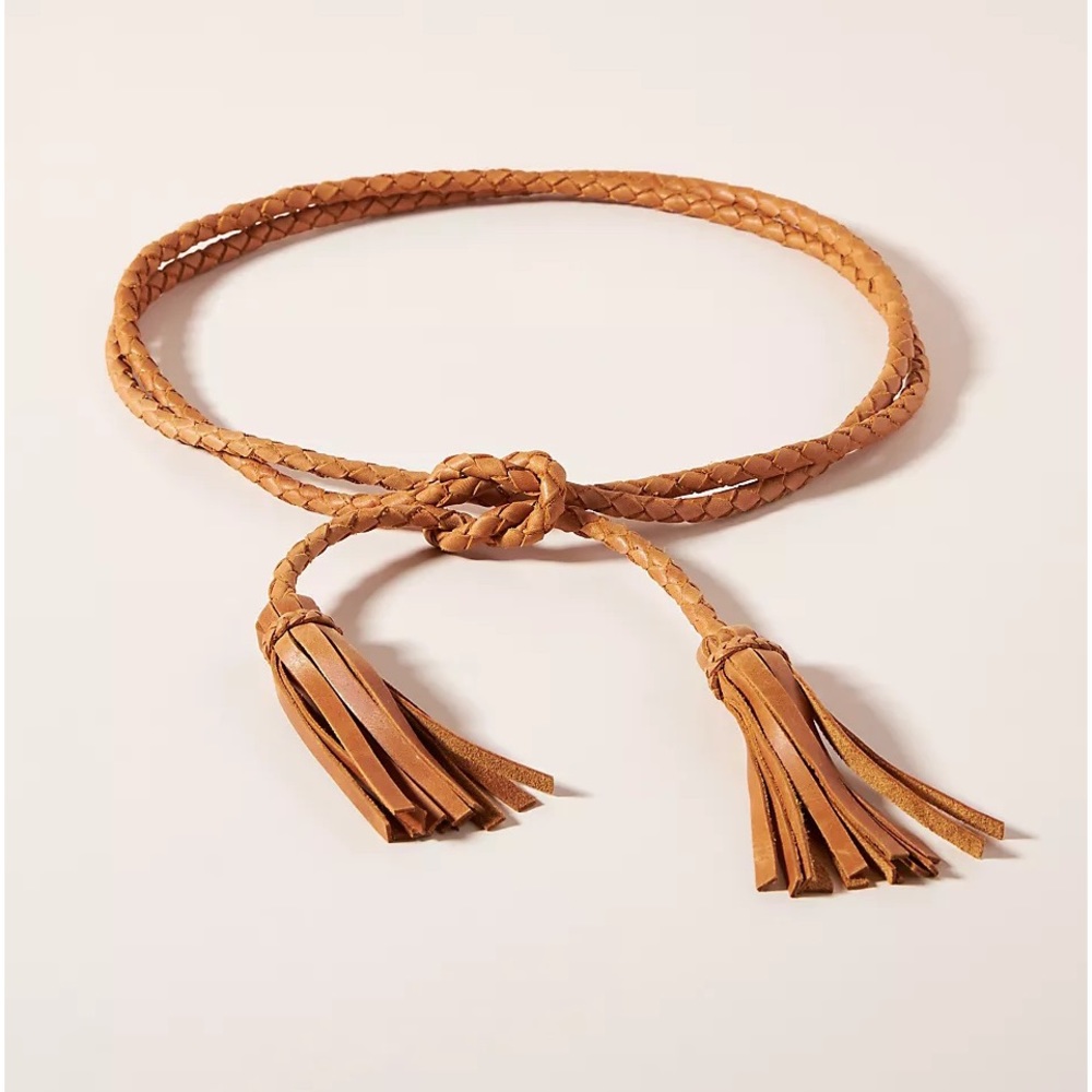 ADA SOGA BRAIDEN LEATHER WRAP BELT (O/S)